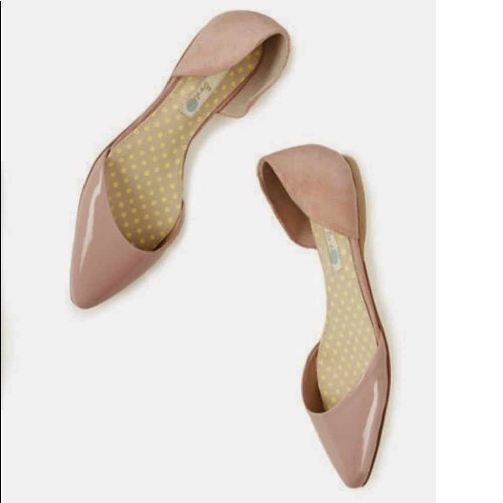 🌺Boden Tan Patent Front Suede Back 42